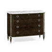 Jonathan Charles Black Eucalyptus Chest of Drawers ( 495561-BEC )