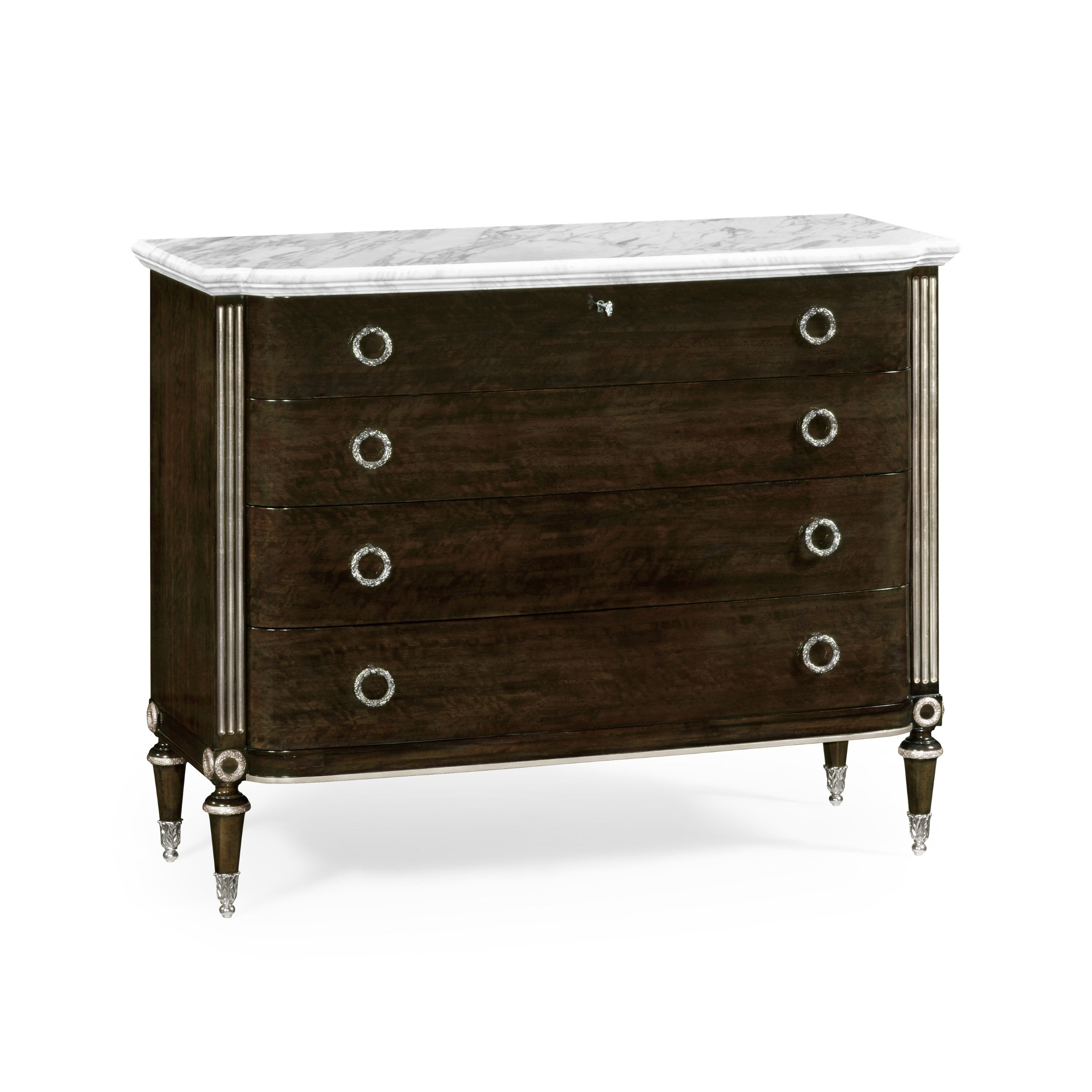 Jonathan Charles Black Eucalyptus Chest of Drawers ( 495561-BEC )