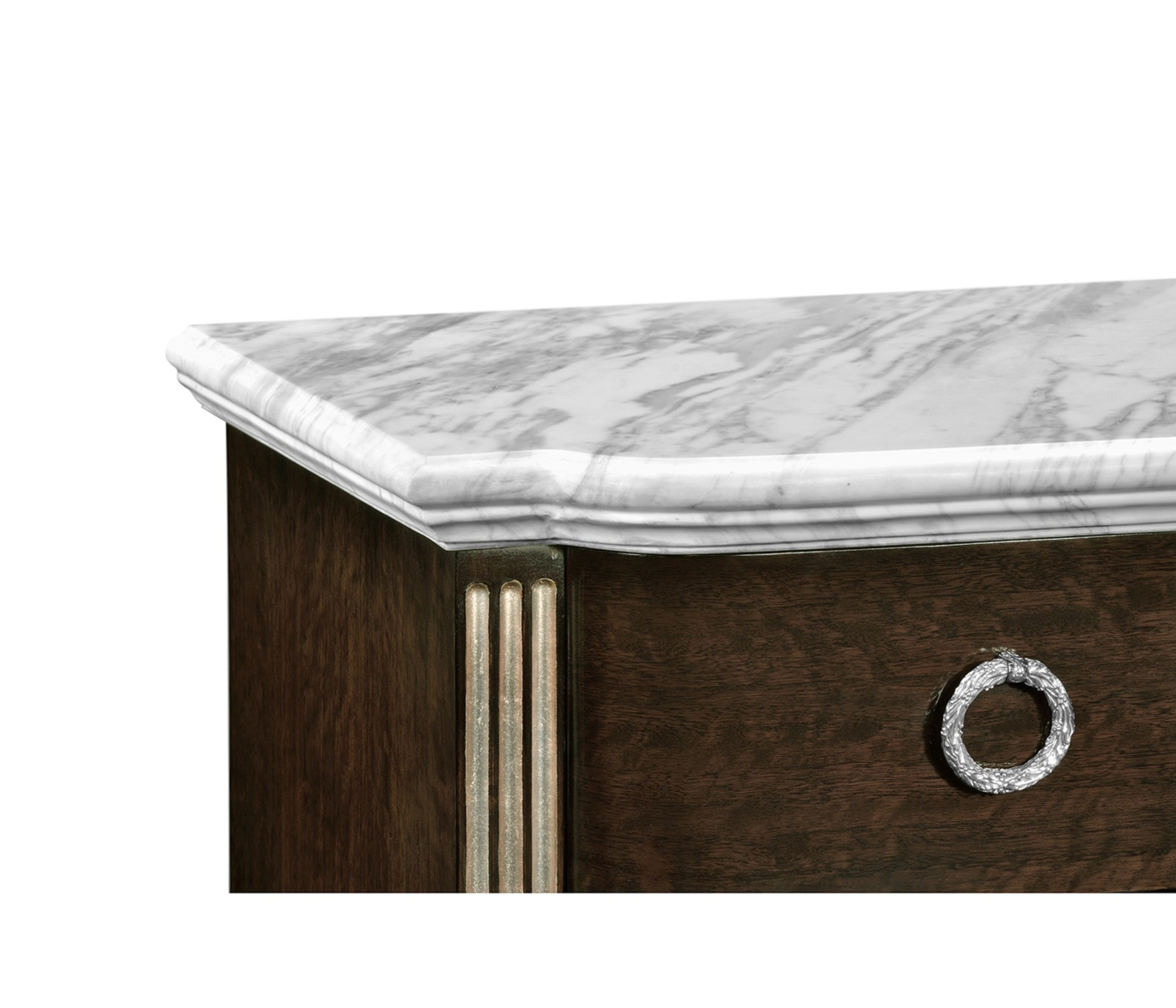 Jonathan Charles Black Eucalyptus Chest of Drawers ( 495561-BEC )