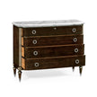 Jonathan Charles Black Eucalyptus Chest of Drawers ( 495561-BEC )