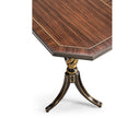 Jonathan Charles Buckingham Octagonal Side Table ( 495908-CRO )