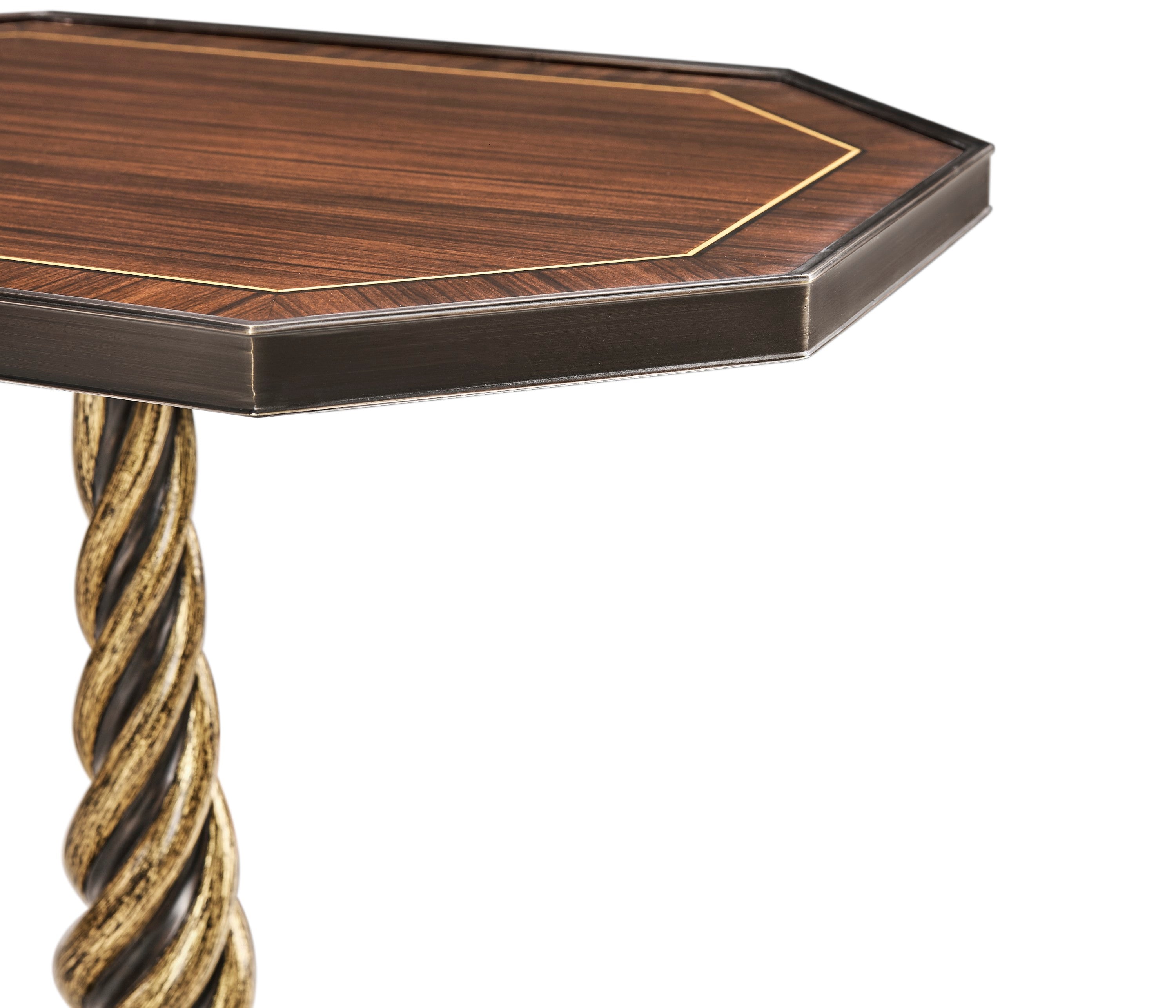 Jonathan Charles Buckingham Octagonal Side Table ( 495908-CRO )