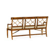 Jonathan Charles Regency Walnut Three Seater Bench ( 495627-CWM-F001 )