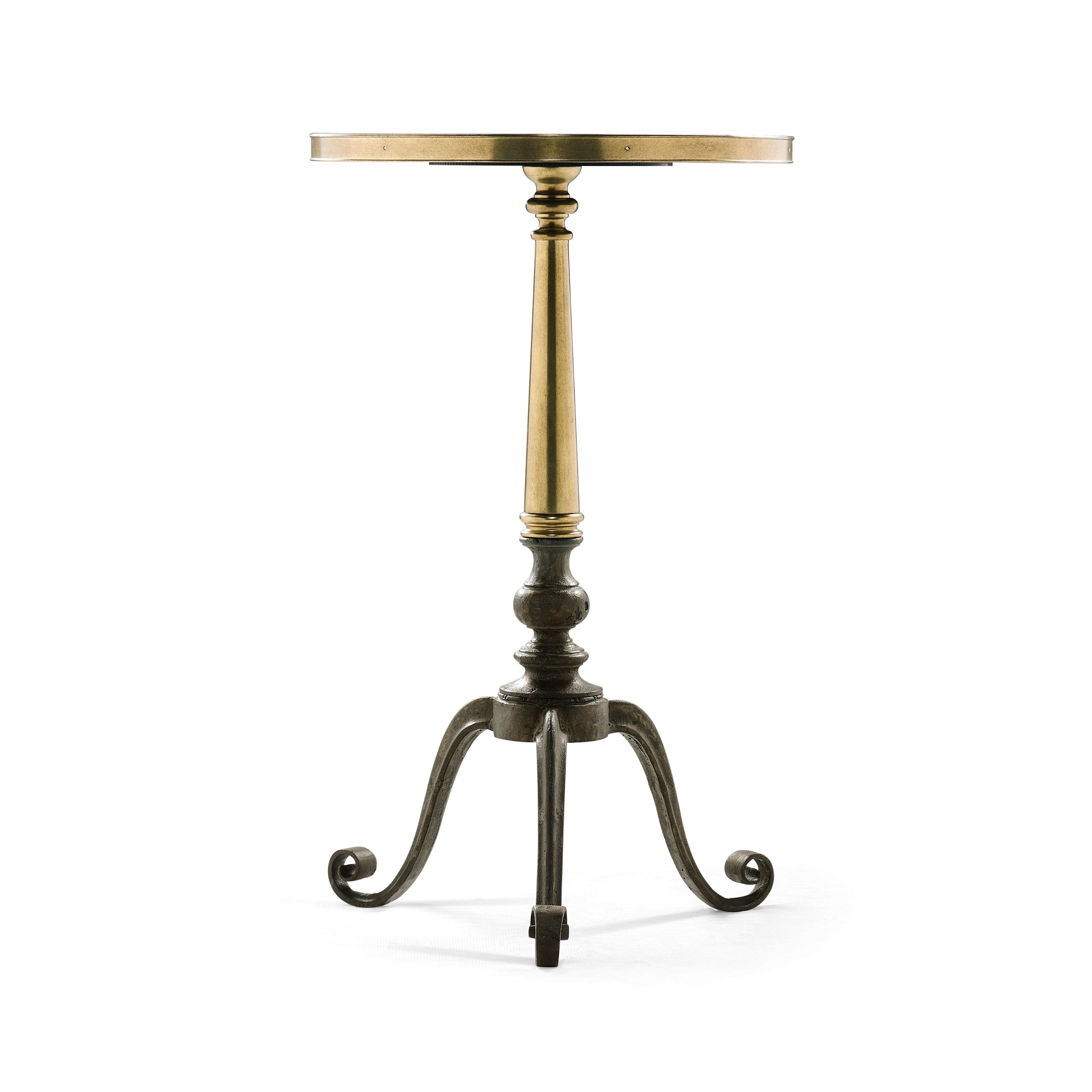 Jonathan Charles Anitque Brass End Table ( 500062-ABF )