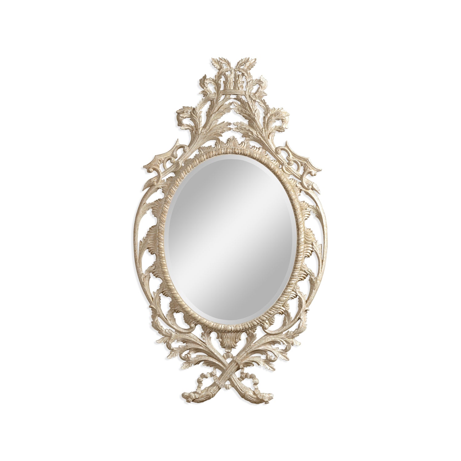 Jonathan Charles Leicester Venetian White Oak Mirror ( 530162-VWO )