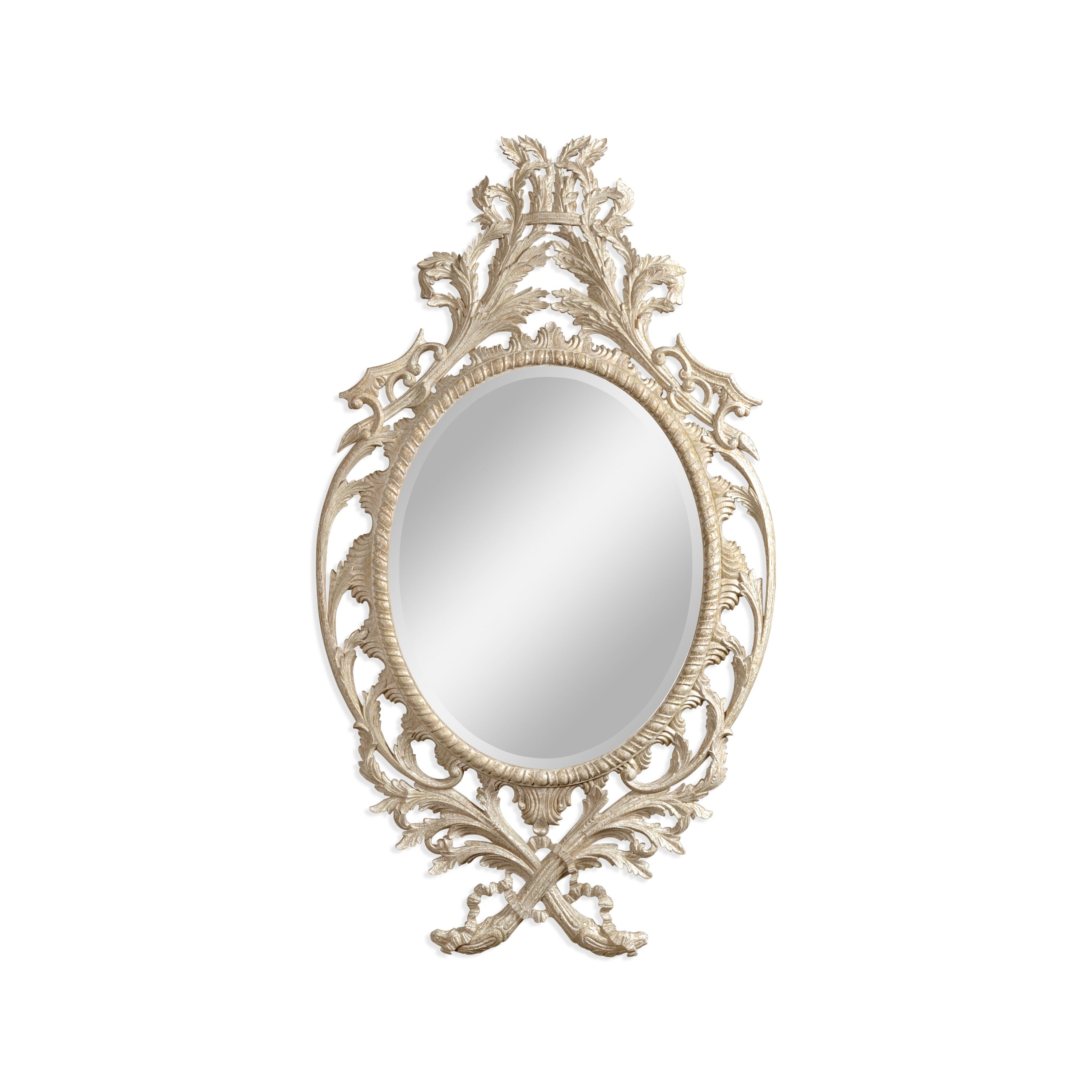 Jonathan Charles Leicester Venetian White Oak Mirror ( 530162-VWO )
