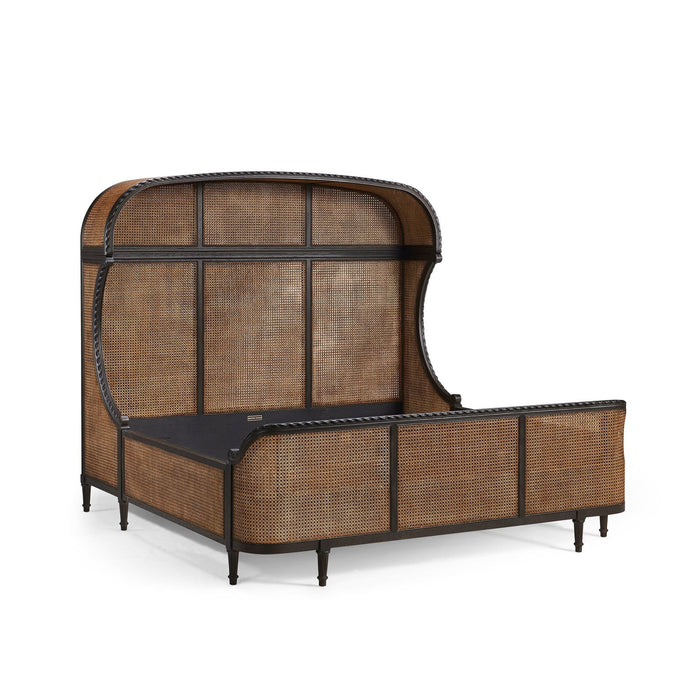 Jonathan Charles Tangiers King Caned Shelter Bed
