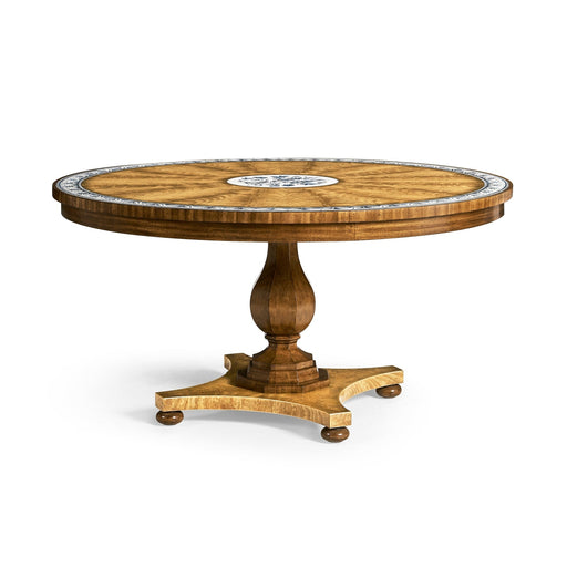 Jonathan Charles Vermeer Round Pedestal Dining Table