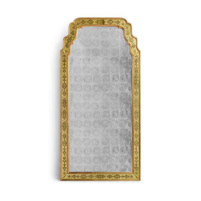 Jonathan Charles Adeline Gilded Floor Mirror