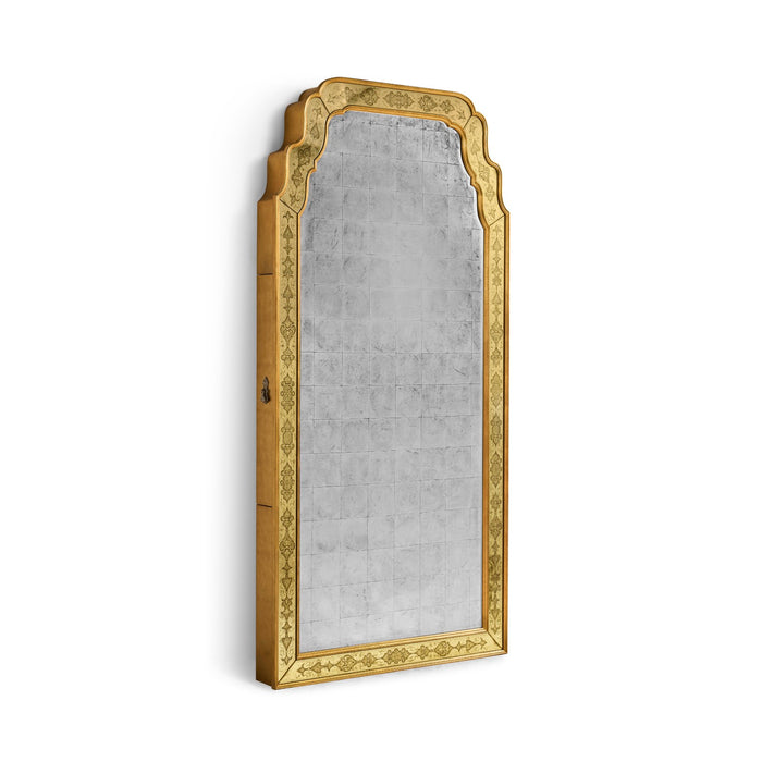 Jonathan Charles Adeline Gilded Floor Mirror