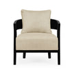 Jonathan Charles Smoky Black Tub Chair with Back Pillow ( 500118-BLG-F001 )