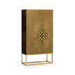 Jonathan Charles Four-Point Star 3D Geometric Cabinet ( 500020-WDG )