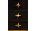 Jonathan Charles Four-Point Star 3D Geometric Cabinet ( 500020-WDG )
