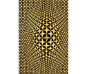 Jonathan Charles Four-Point Star 3D Geometric Cabinet ( 500020-WDG )
