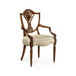 Jonathan Charles Sheraton Arm Chair with Shield Back ( 499511-AC-MAM-MOP-F001 )