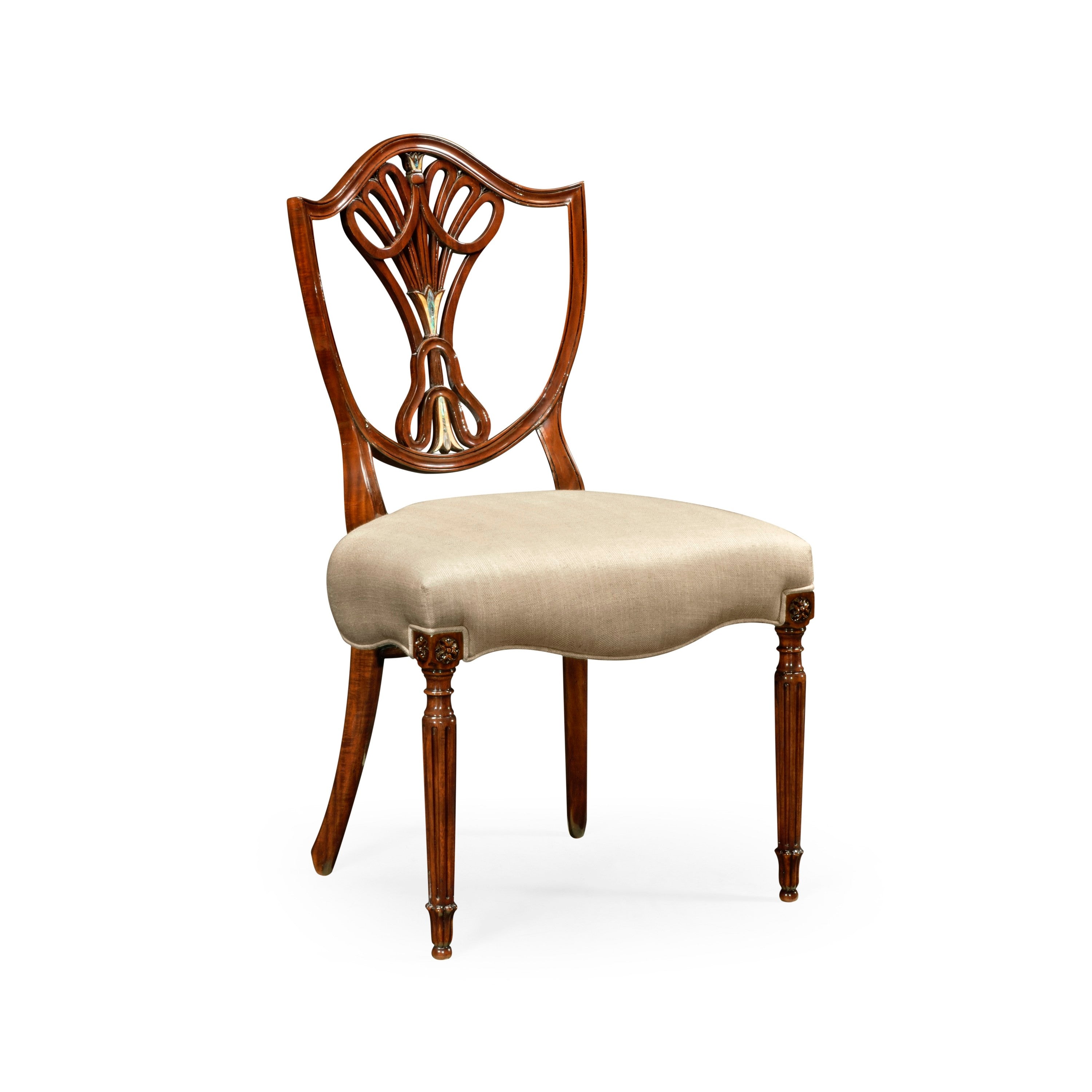 Jonathan Charles Sheraton Side Chair with Shield Back ( 499511-SC-MAM-MOP-F001 )