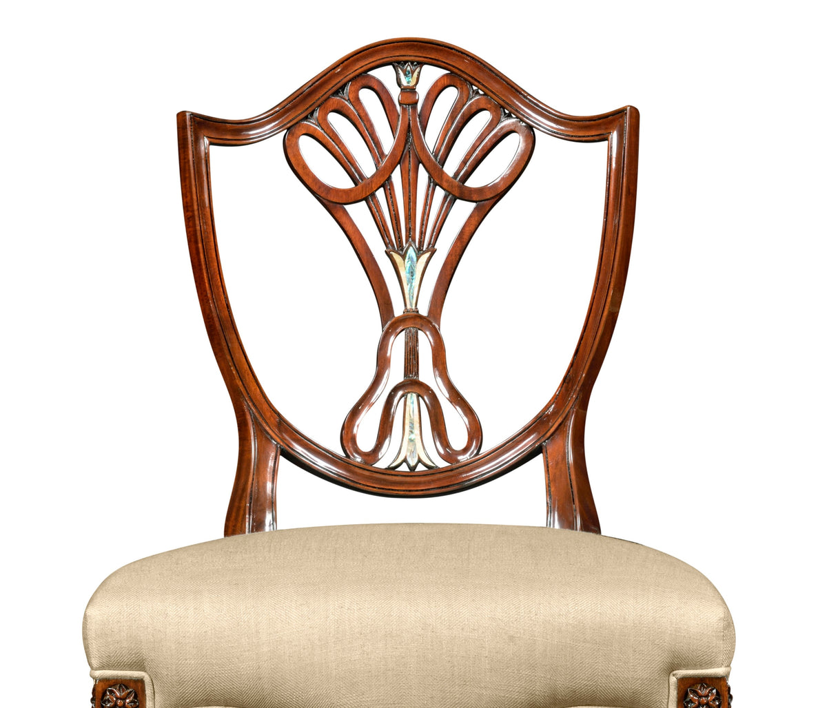 Jonathan Charles Sheraton Side Chair with Shield Back ( 499511-SC-MAM-MOP-F001 )