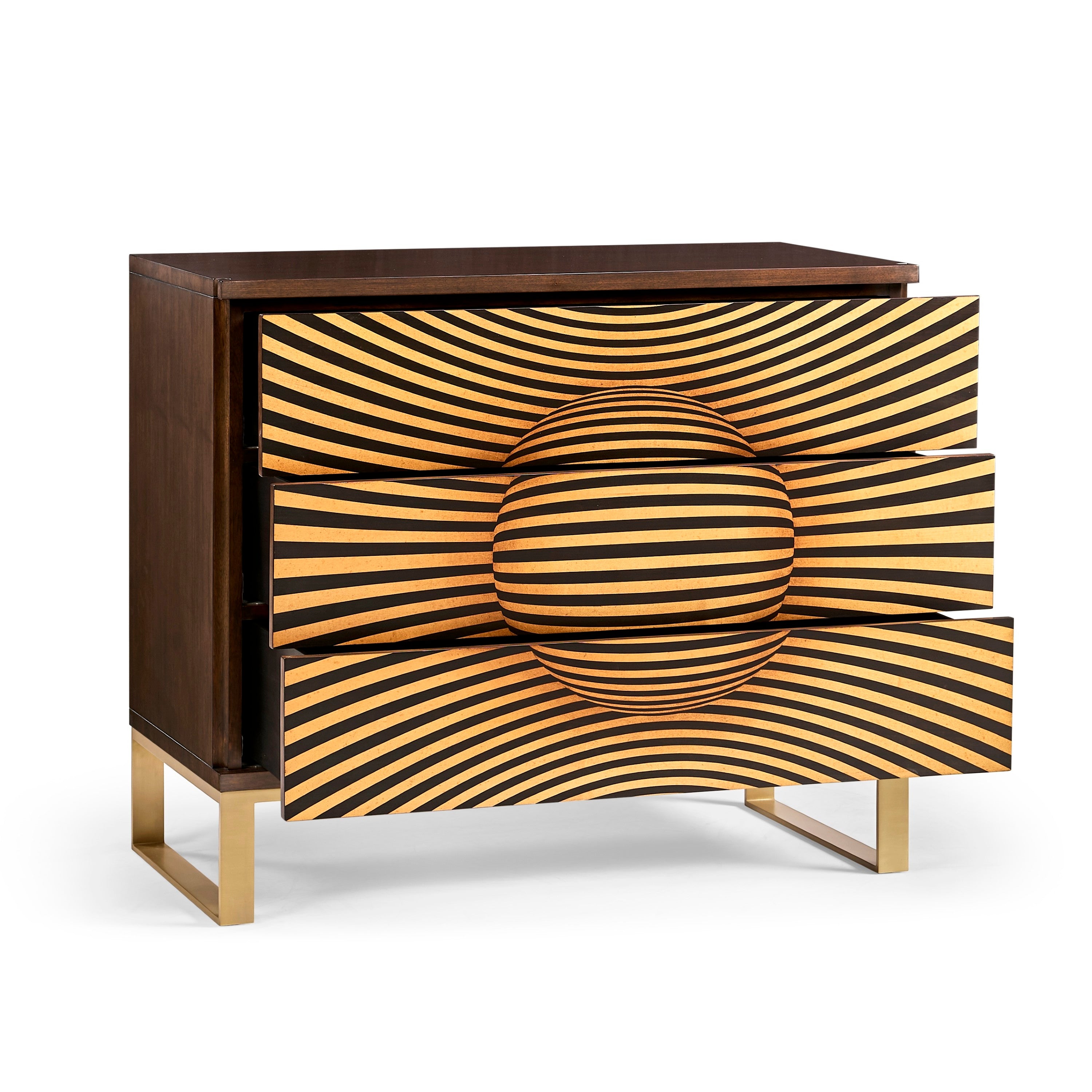 Jonathan Charles 3D Op Art Chest of Drawers ( 500082-SWB )
