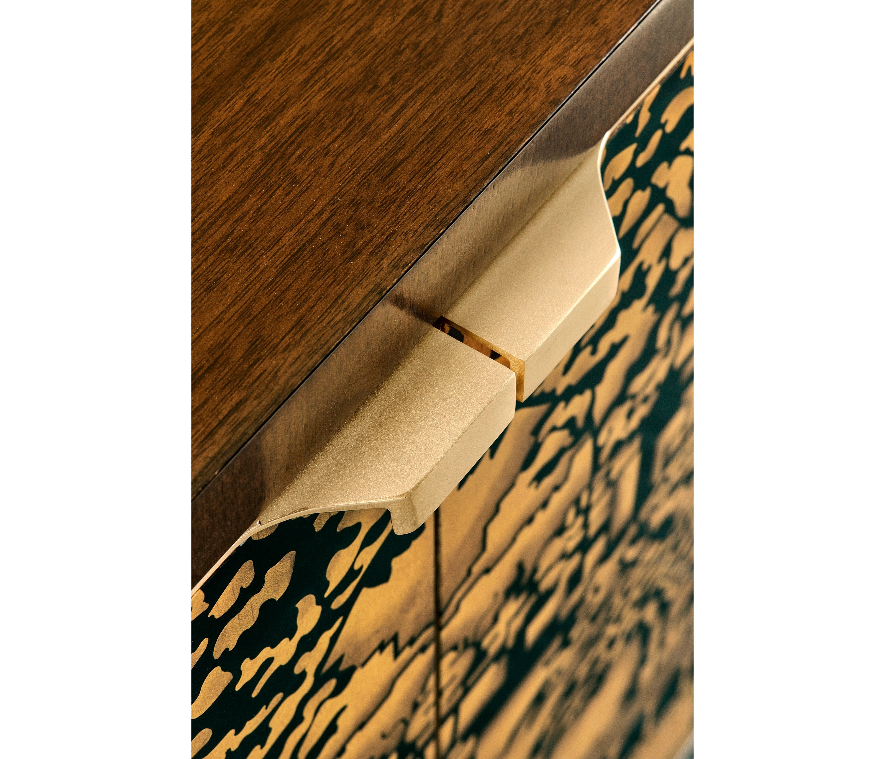 Jonathan Charles Dark Gold Hand Painted TV Cabinet ( 500142-WDG )