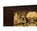 Jonathan Charles Dark Gold Hand Painted TV Cabinet ( 500142-WDG )