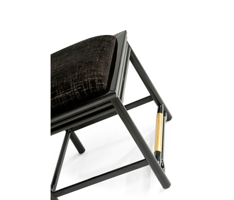 Jonathan Charles Fusion Black Gloss Dining Side Chair ( 500250-SC-LBG-F048 )
