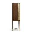 Jonathan Charles Handpainted Light Gold Foil Cabinet ( 495893-WRC-LGF )