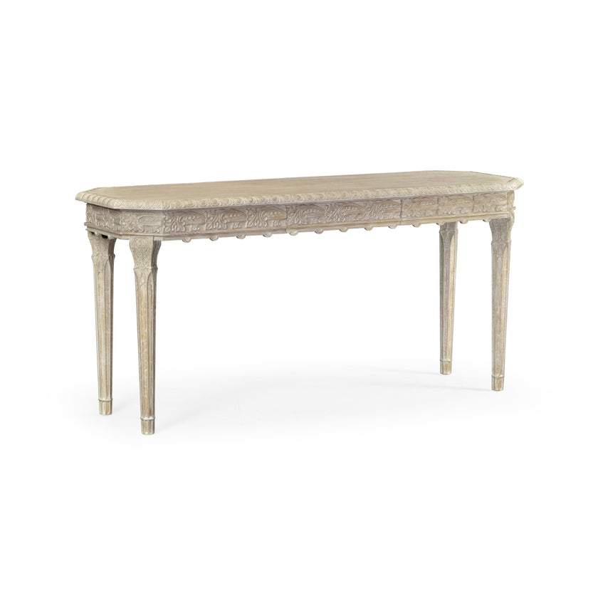 Jonathan Charles Bellefontaine White Oak Console Table ( 530210-VWO )