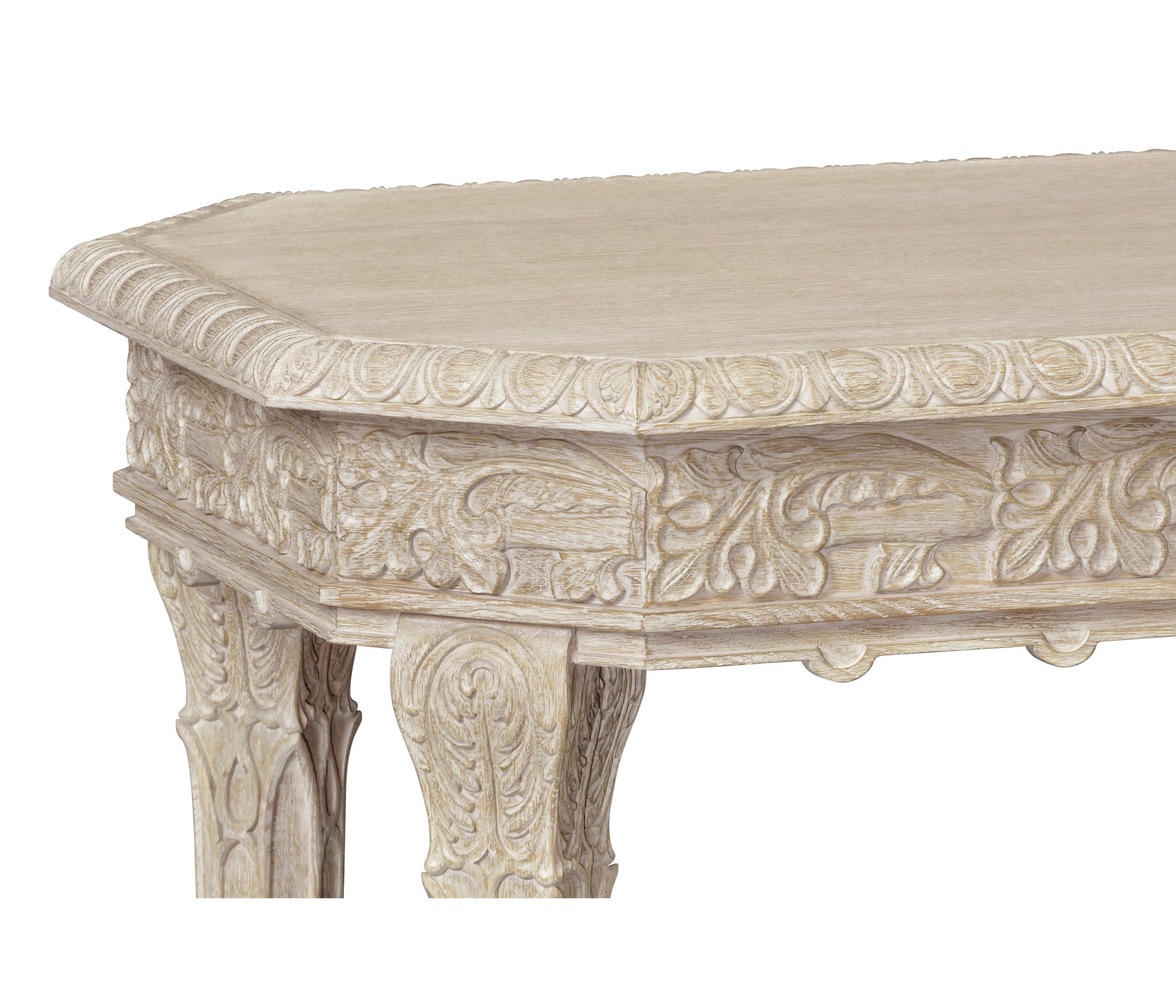 Jonathan Charles Bellefontaine White Oak Console Table ( 530210-VWO )