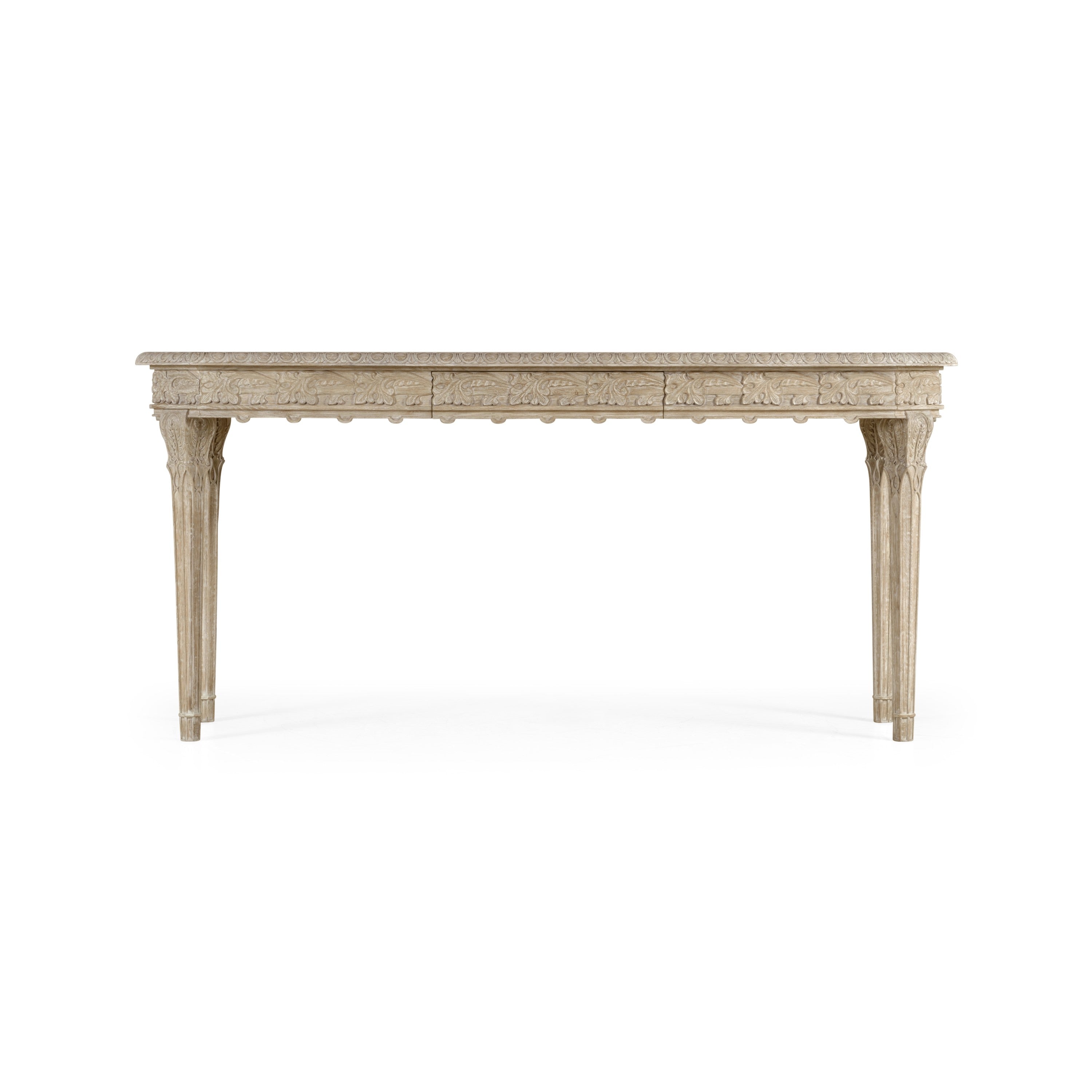 Jonathan Charles Bellefontaine White Oak Console Table ( 530210-VWO )