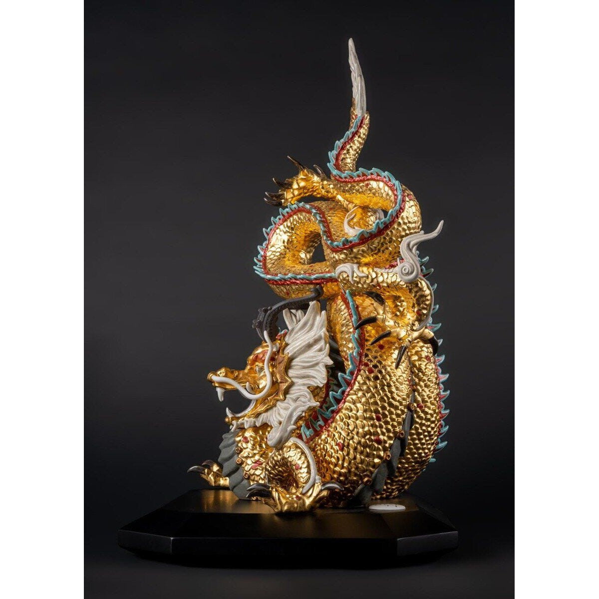 Lladro Protective dragon golden -Special Edition