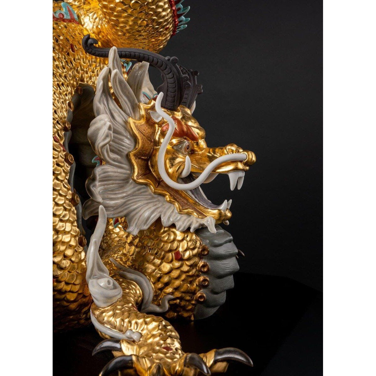 Lladro Protective dragon golden -Special Edition