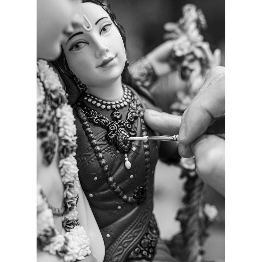 Lladro Radha Krishna on a Swing