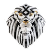 Lladro Lion mask black-gold