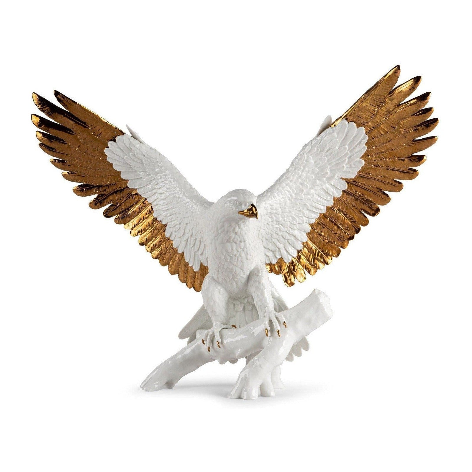Lladro Freedom eagle white-copper