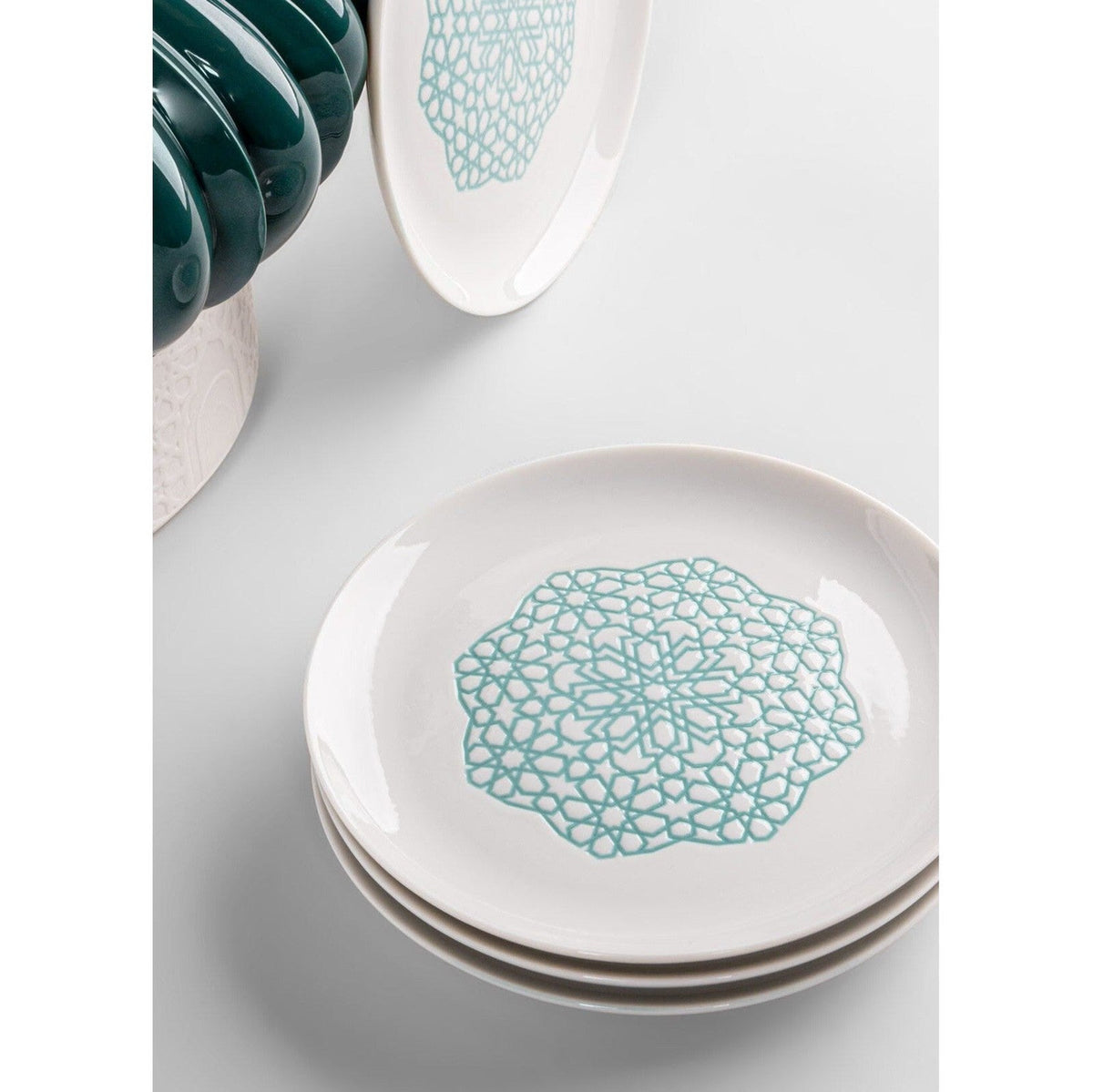 Lladro Majestic Nights Box With Plates