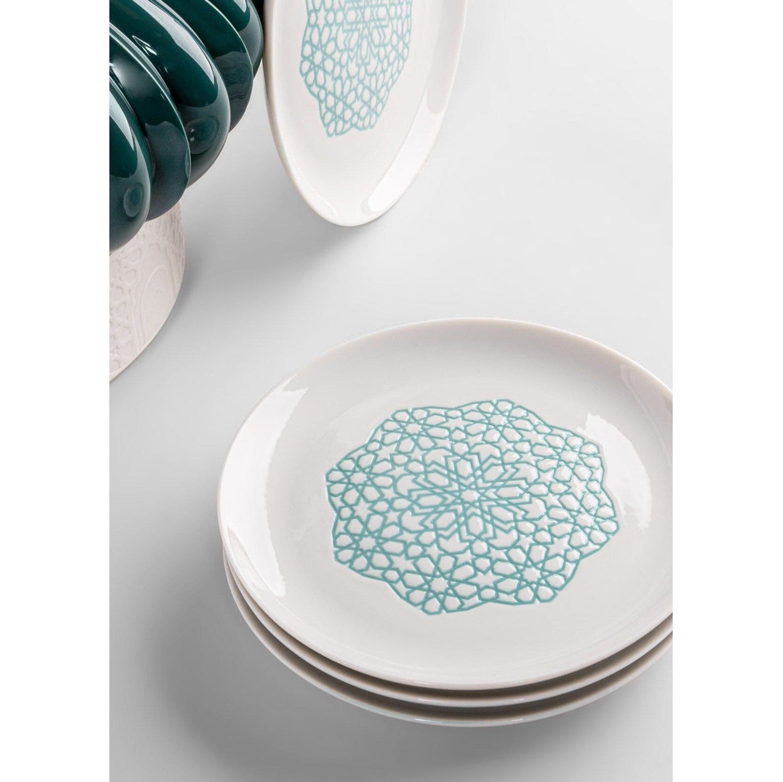 Lladro Majestic Nights Box With Plates