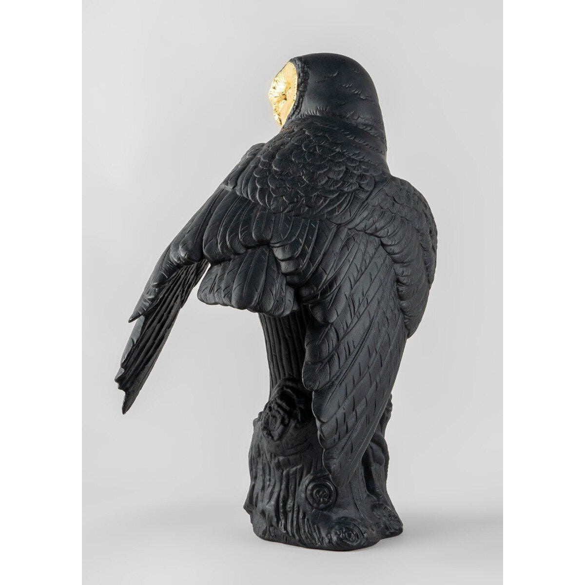 Lladro Owl black-gold