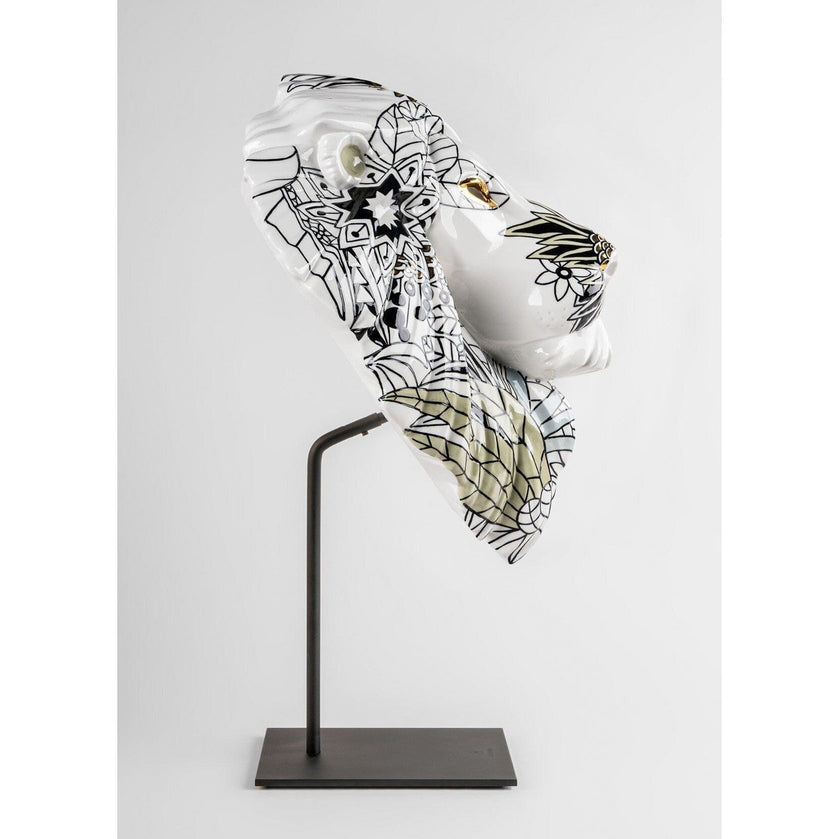 Lladro Lion Mask / Wild Nature