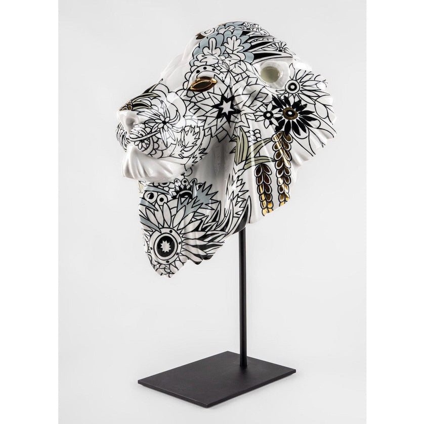 Lladro Lion Mask / Wild Nature
