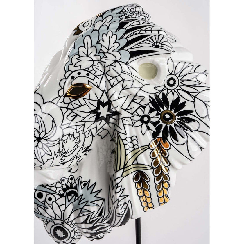 Lladro Lion Mask / Wild Nature