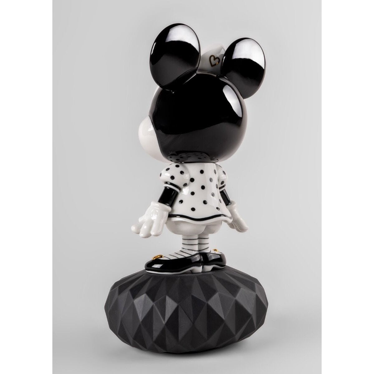 Lladro Minnie in black and white