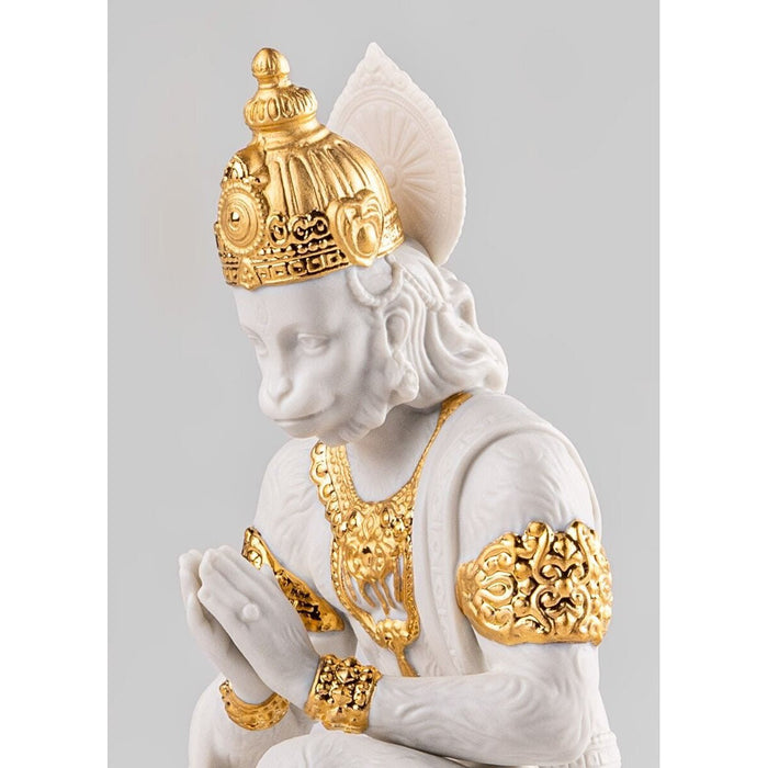 Lladro Hanuman - Gold Luster