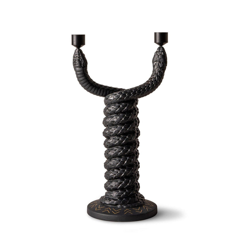 Lladro Snakes Candleholder