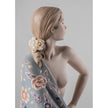 Lladro Nude with shawl metallic