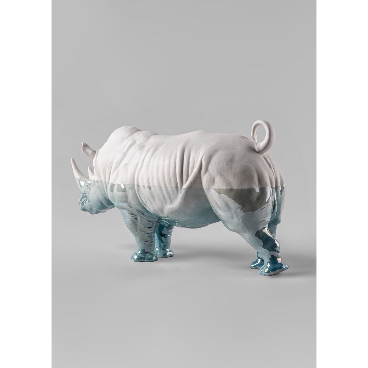 Lladro White Rhino - Underwater