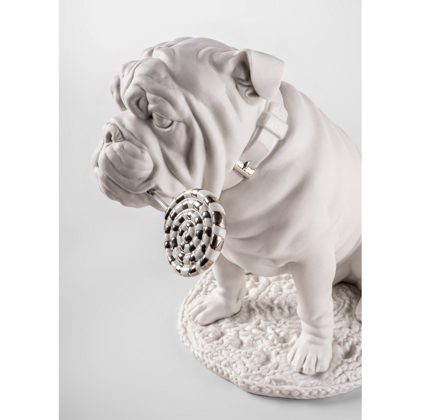 Lladro Bulldog With Lollipop (Re-Deco)
