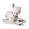 Lladro French Bulldog With Macarons (Re-Deco)