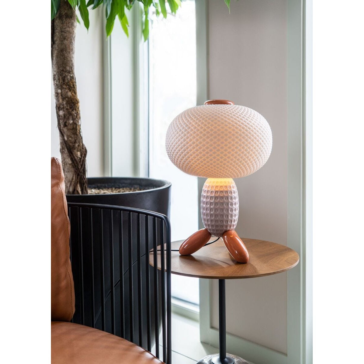 Lladro Soft Blown Table Lamp