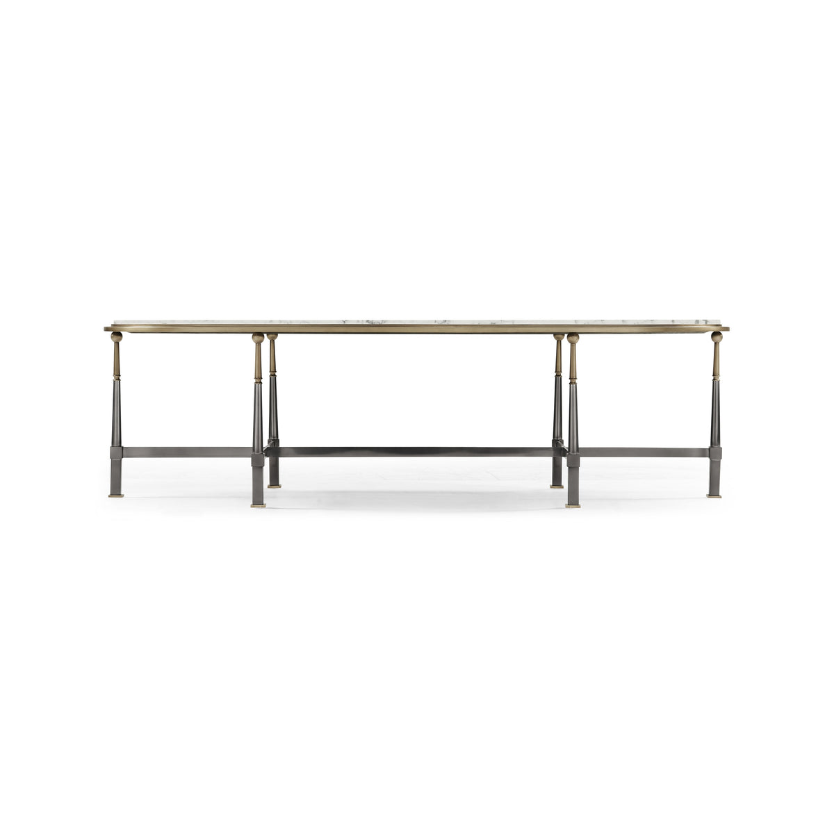 Jonathan Charles Hamilton Oval Cocktail Table ( 496064-SDG-M025 )