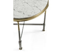 Jonathan Charles Hamilton Oval Cocktail Table ( 496064-SDG-M025 )